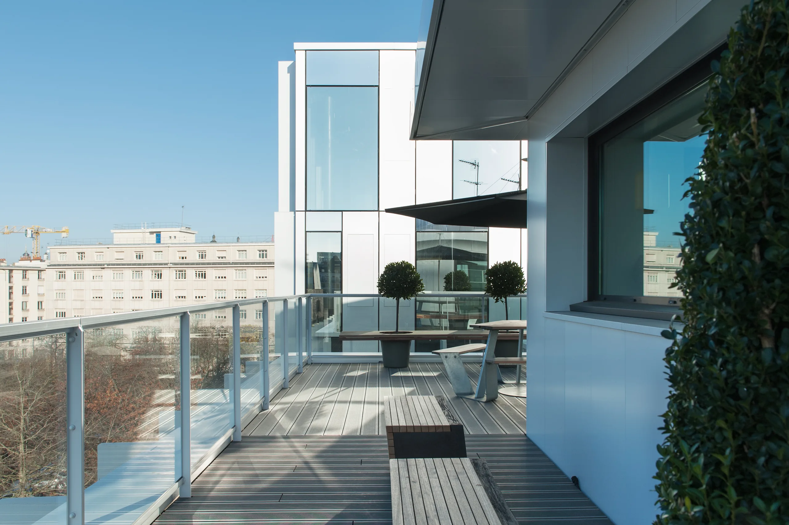 Siège social Lamotte - la terrasse